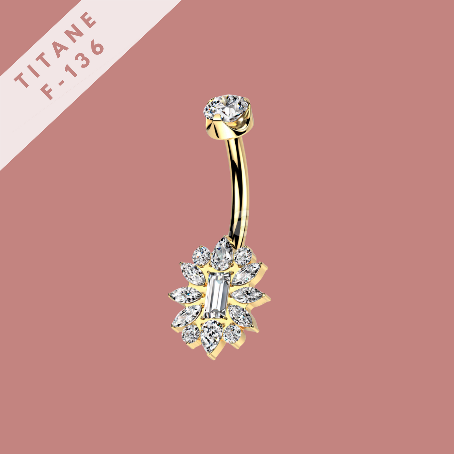 Piercing Min Nombril - Titane