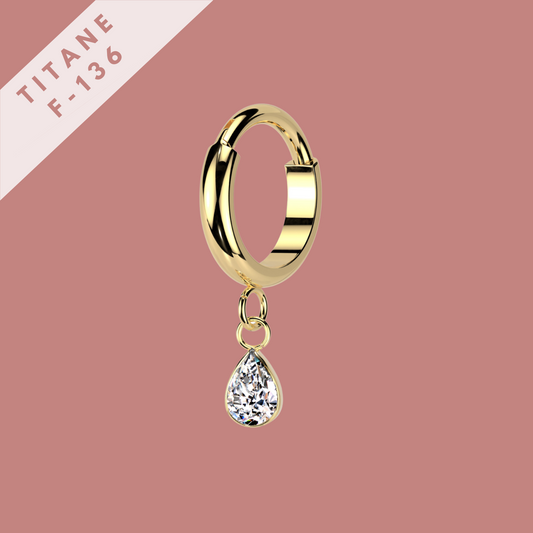 Piercing Drop - titane