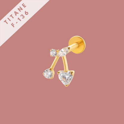 Piercing Chérie - titane