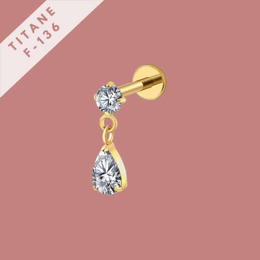 Piercing Riviera - titane