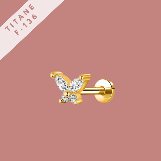 Piercing Hera Transparent - titane